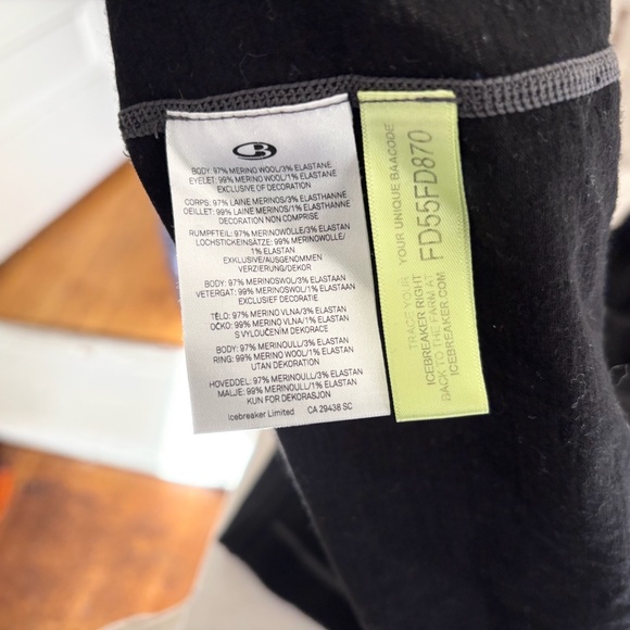 Icebreaker 200 1/4 Zip Merino Wool Pullover - Picture 6 of 6